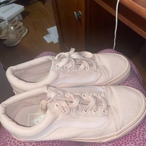 peach blush old skool vans